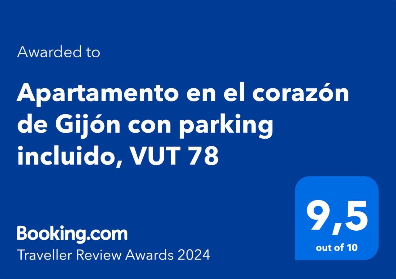 Apartamento En El Corazon De Gijon Con Parking Incluido, Vut 78 Kültér fotó